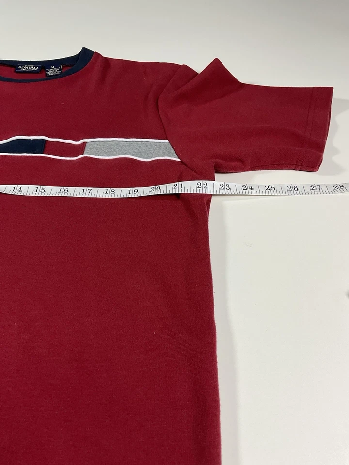 复古 Sonoma 牛仔裤公司尺寸 L 条纹 Point Zero Surf Grunge 90 年代 Y2K — 第 4/4 张图片