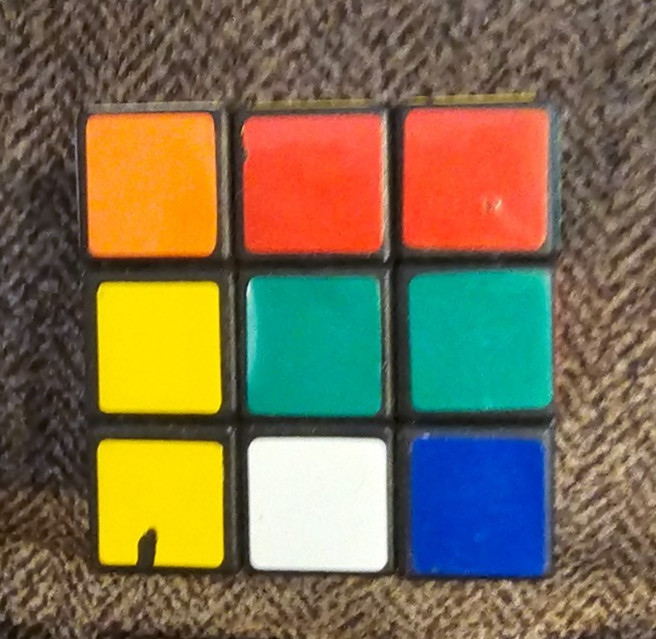 Vintage 1980's Wonderful Puzzler 2x2 Rubik's Cube