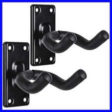 360° Adjustable Guitar Wall Mount Hangers - Perfect for Electric & Acoustic