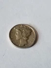 1942 Mercury Silver Dime, No Mint Mark, Circulated, 90%
