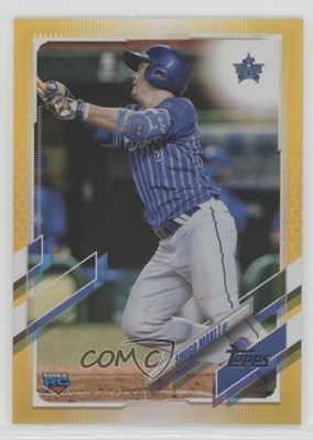 2021 Topps NPB Nippon Professional Baseball Gold Rainbow Foil Shugo Maki #159