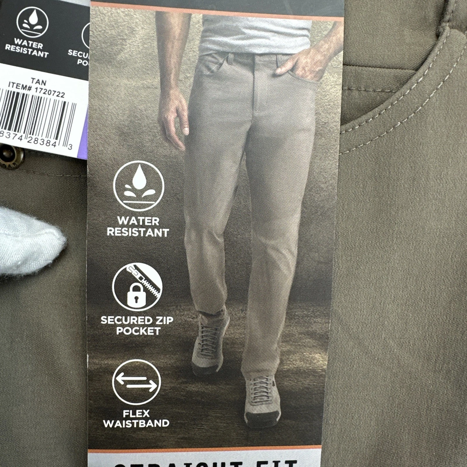 Weatherproof Mens Tech Pants Tan Water Resistant Stretch Performance 30x30 NWT
Opens in a new window