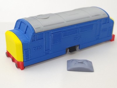 Custom D199 Shell   Fits Diesel 10 Chassis TOMY Trackmaster Print