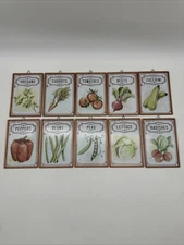Grasslands Road Cottagecore Metal Vegetable Garden Marker Hanging Set Of 10
