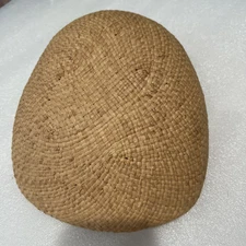 Makins New York Men’s Straw Derby Hat Vintage