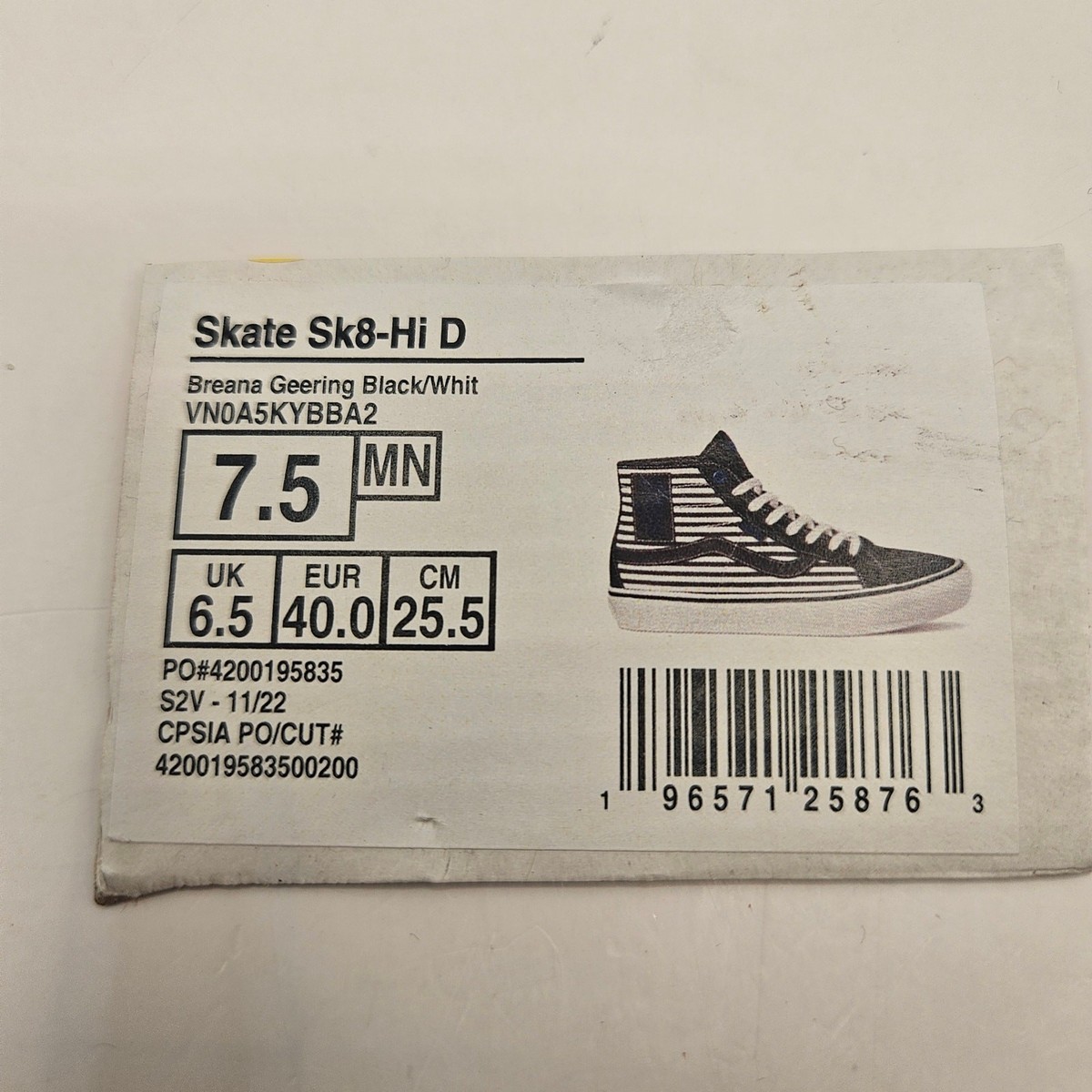 VANS x BREANA GEERING MEN display picture 1