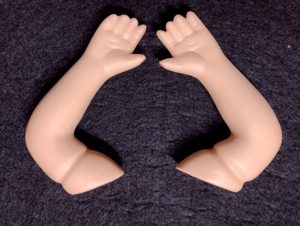 De colección Porcelana 3" Brazos y 4" Piernas con Uñas Pintadas De 13" Muñeca Sentada Para Piezas Foto 3 de 4