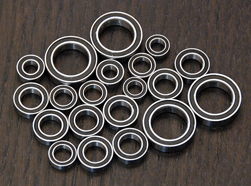 (20pcs) TEAM ASSOCIATED FACTORY TEAM TC5R / TC5 Rubber Sealed Ball Bearing Set - Picture 1 of 1