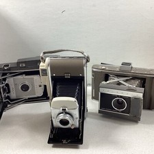 Lot of 3 Vintage Polaroid Land Cameras Models 80B 150 J66 Photo Highlander