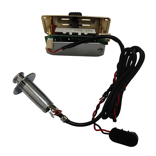 Artec 2 band EQ include 9 V battery case,saddle pickup for Slim body guitar Gold - Picture 3 of 7