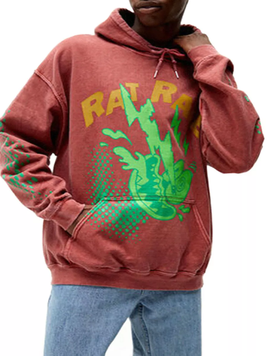 Red adidas cheap hoodie pacsun