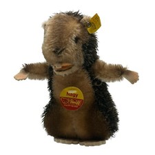 Steiff "Nagy" Beaver w/Tags and Button Vintage 1950s Excellent Condition