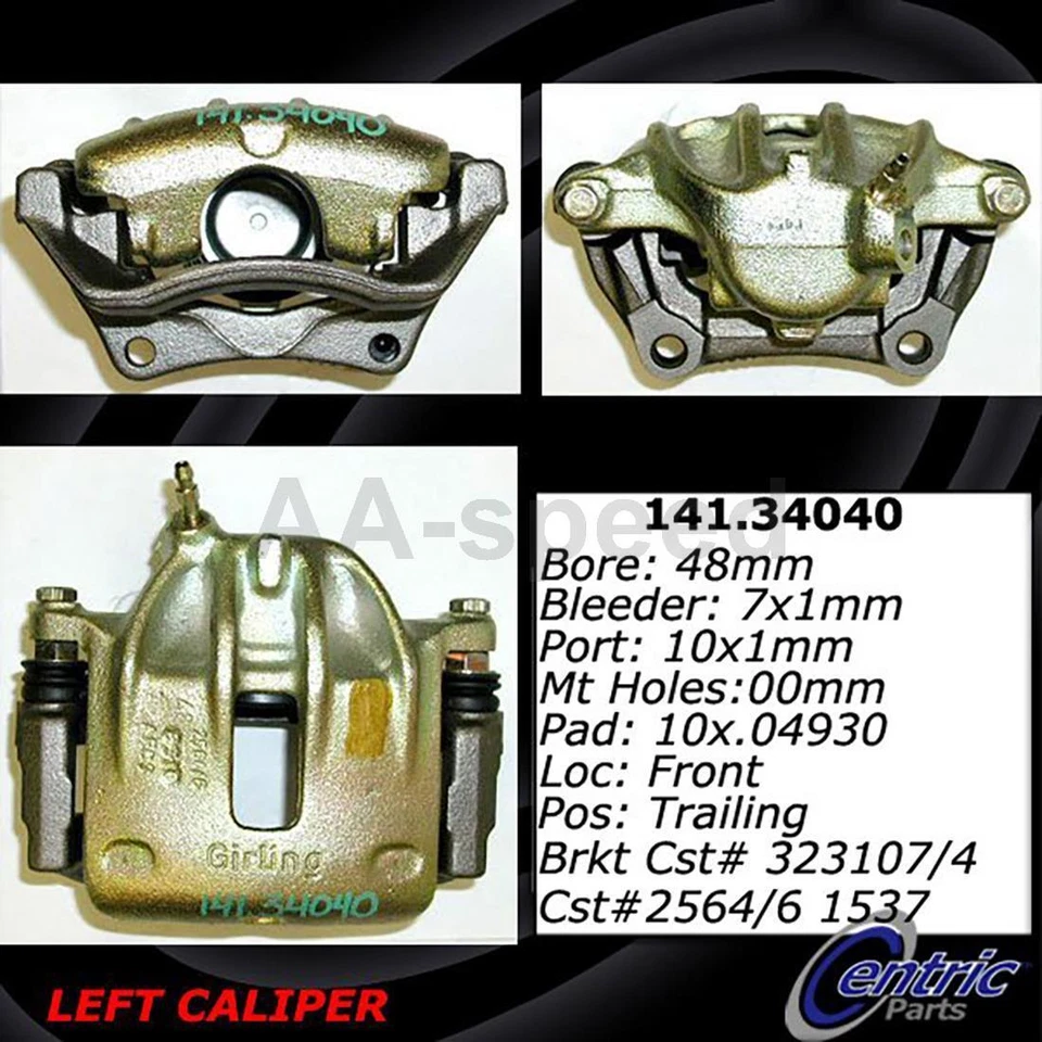 Передний левый суппорт для BMW 325is 1991 1990 1989 1988 1987 Centric 1 шт. - Изображение 2 из 4