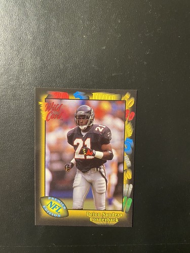 Deion Sanders #70 1991 Wild Card card