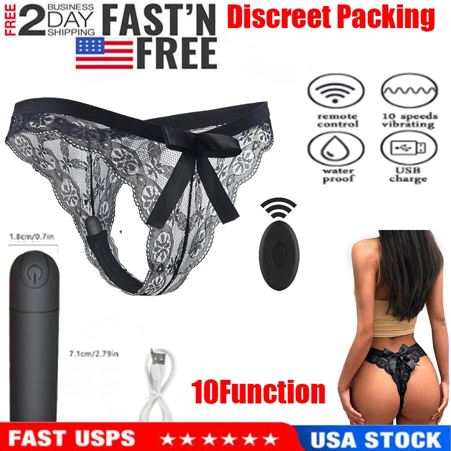 Wireless Remote Control Vibrating Panties 10Function  Underwear Women Panties