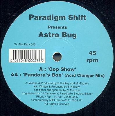 Astrobug - Cop Show / Pandora's Box (12'') (Very Good Plus (VG+)) - 3017712218