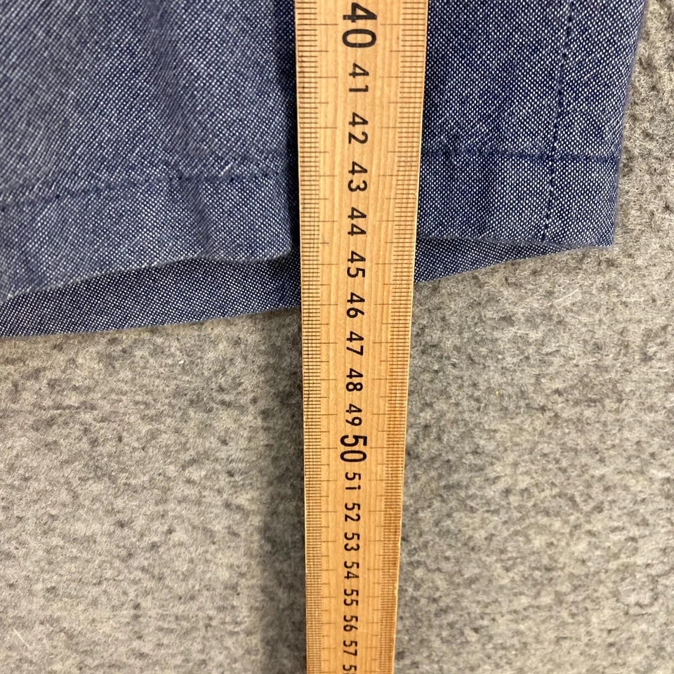 Pantalones Cortos Fred Perry Para Hombre 30 Calce Ajustado Azul Chino Bolsillos Algodón Cremallera 54614 Foto 4 de 4