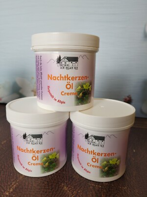 3x Nachtkerzen Öl Creme 250ml vom Pullach Hof Hautpflege Neurodermitis