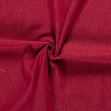 Luxury DENIM Jeans Twill Fabric Material - RED