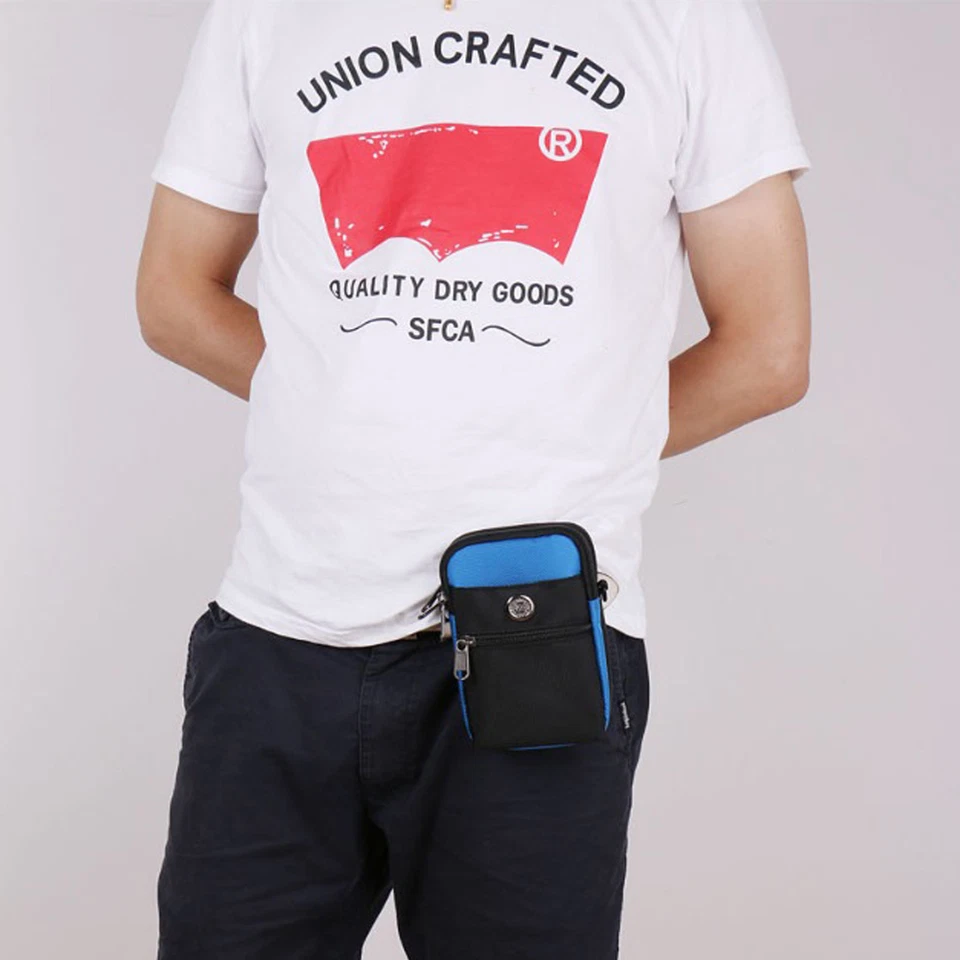 Waist Belt Bum Bag Sport Travelling 4 Tablet Phone Case Cover Molle Purse Pouch - Image 2 of 4