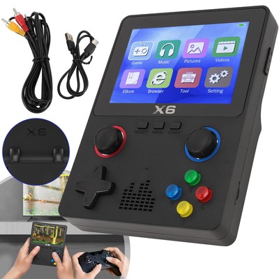 Handheld Spielekonsole Retro Videospielekonsole Taschenspielkonsole 6000 Spiele