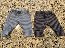 2 Pairs of Baby Boy Pants from Baby GAP, Size 0-3 Months