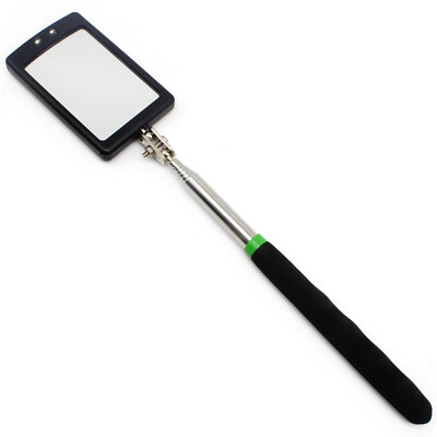 LED Teleskopspiegel Inspektionsspiegel Kfz-Spiegel 65x45mm 28-87cm mit Licht