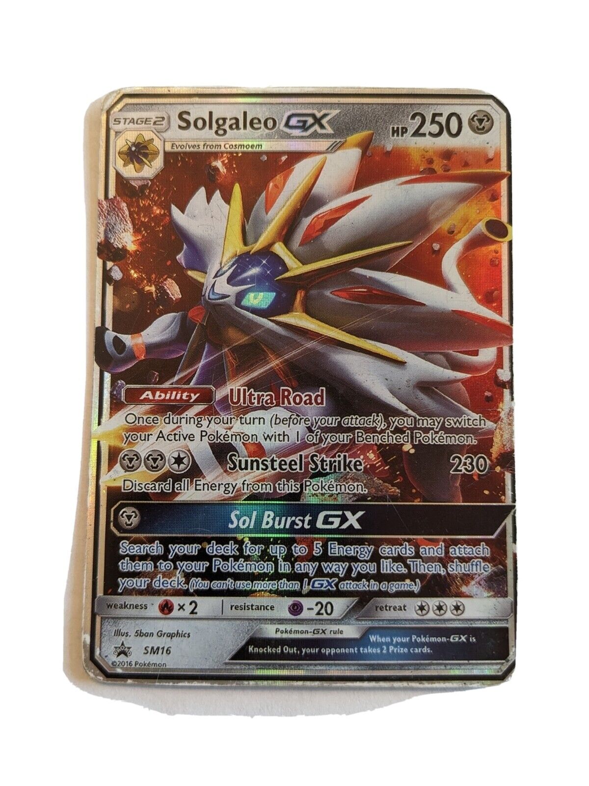 Lunala, Solgaleo & Necrozma - 3 Card Holo Pokémon Card Set