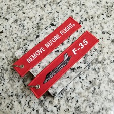 F-35 Lightning II Remove Before Flight ® Keychain, Tag, Streamer!