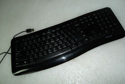 Microsoft Comfort Curve Keyboard 3000 USB Multimedia Contour 1482 3TJ-00001 OEM