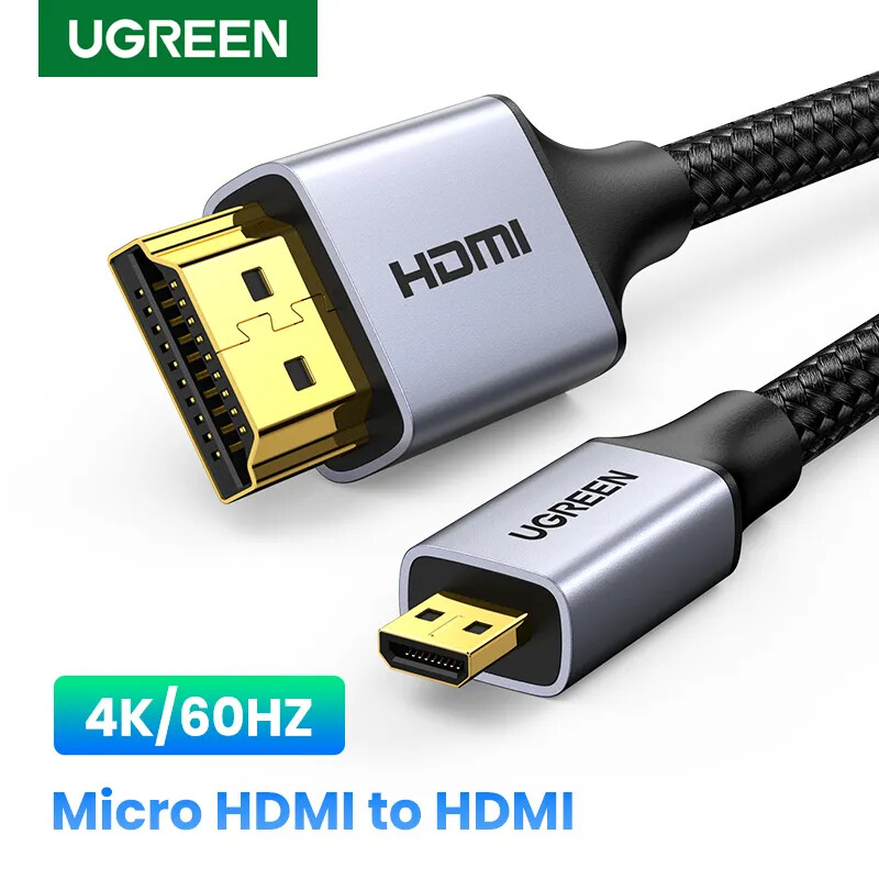 Ugreen Micro HDMI Type D to HDMI Male Cable 8K 60Hz HD Video Lead HDMI