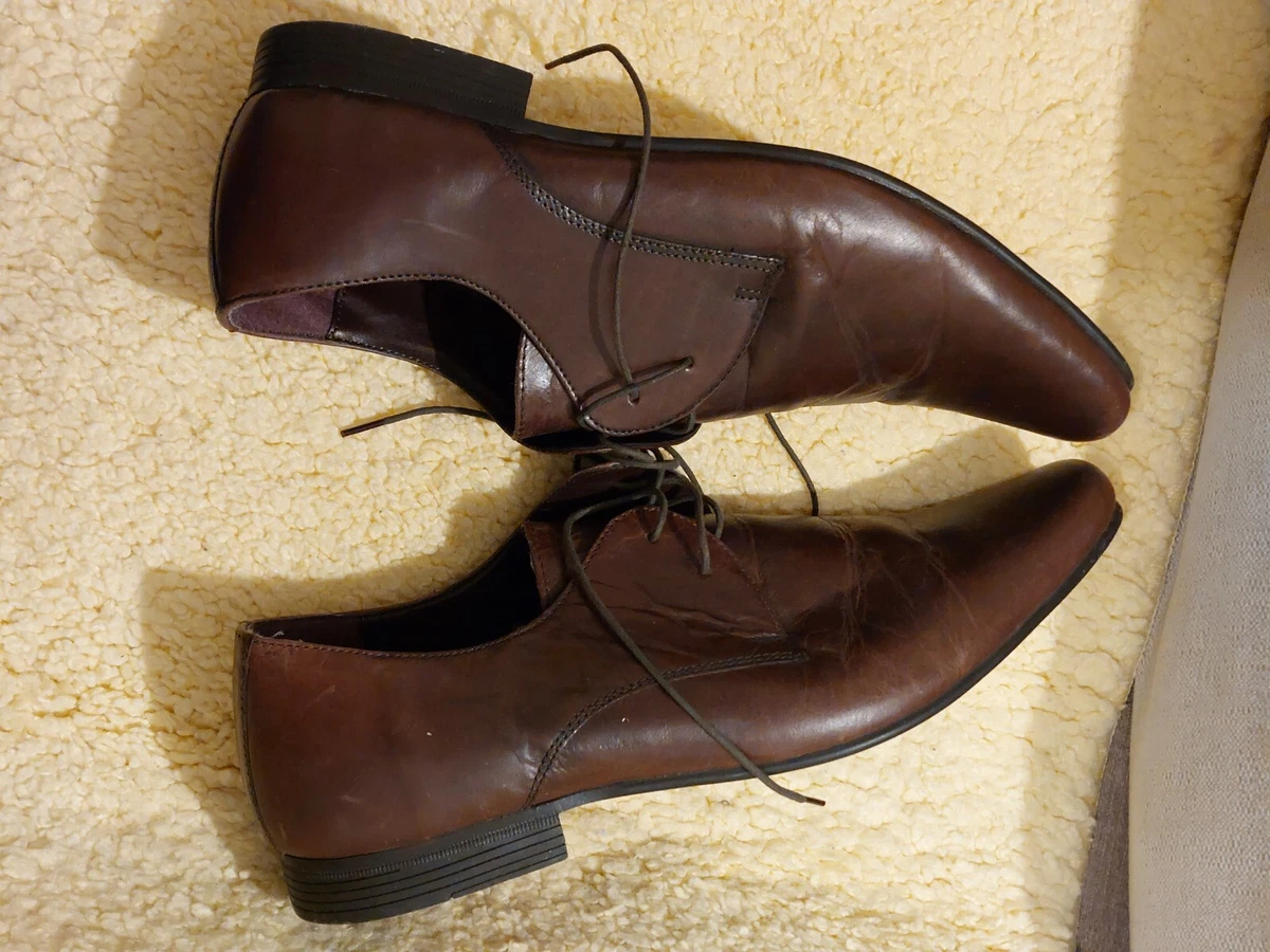 Taylor And Wright Edition Mens Brown Leather Shoes Size UK 11 EU