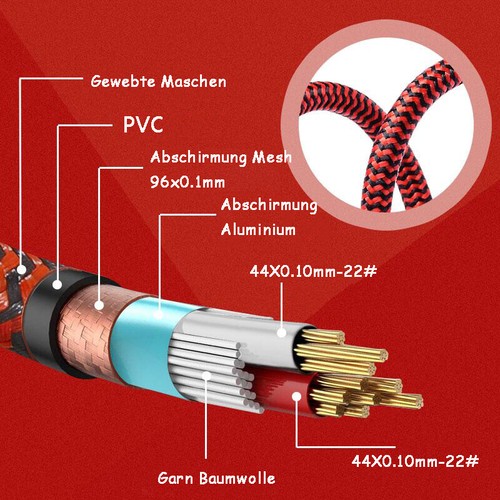 3.5mm Klinke stereo auf 2 x 6.35 mm Klinke mono Audio Splitter Kabel 0.75m ~ 30m - Picture 2 of 14