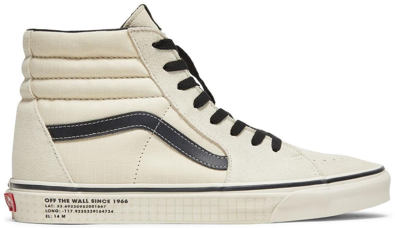 Vans Sk8- Vintage Leather High Blanc de Blanc Blue for sale 