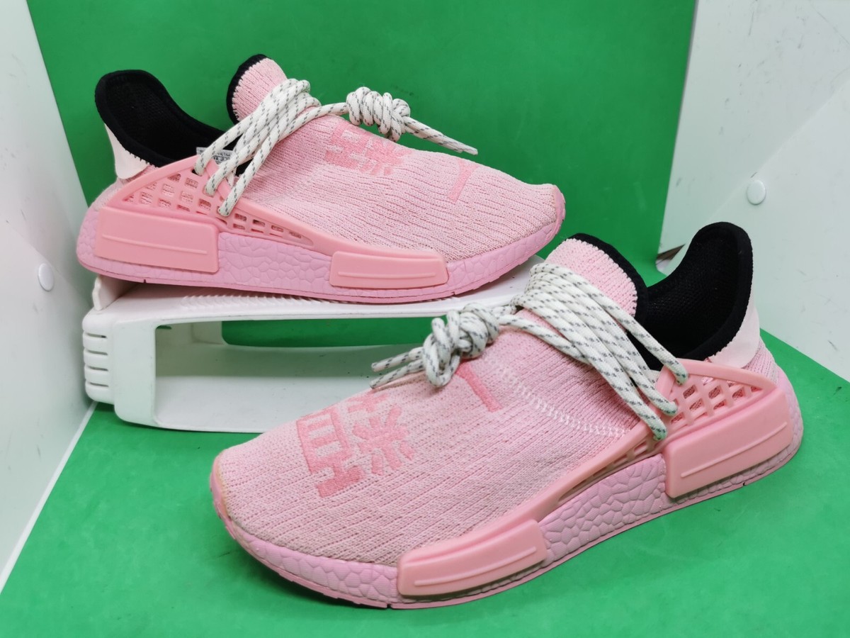Adidas Pharrell Williams Hu NMD Knit Sneakers Men\'s Size 10.5 Pink GY0088 Adidas Sneakers Mens 11.5 Pink Pharrell Williams Human Race  main image 3