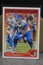 2024 Panini Score Kingsley Suamataia Rookie Card Kansas City Chiefs