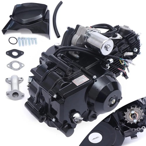 125cc 4 stroke Engine Motor Semi Auto w/Reverse Electric Start For ATV GO Kart - Picture 24 of 25