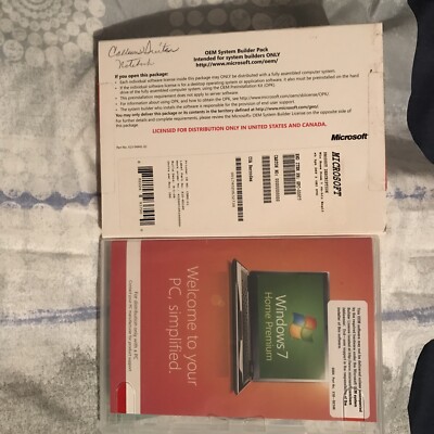Microsoft Windows 7 Home Premium 64 Bit Full Version DVD | eBay