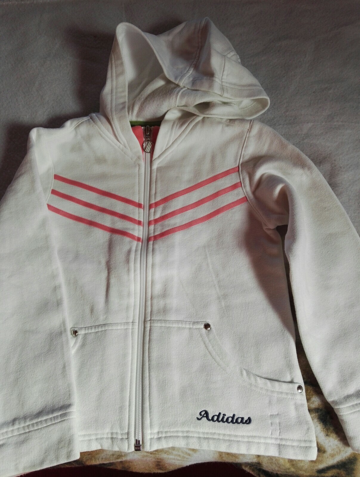 adidas sweatjacke weiß