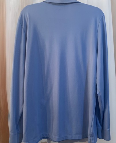 Vineyard Vines Poloshirt Herren Größe Large Blau Langarm Polyester Elasthan - Bild 2 von 6