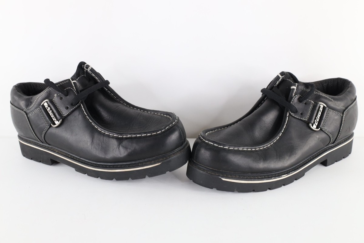 Vtg 90s Y2K NY Lug Co Lugz Mens 15 Heavyweight Leather Moc