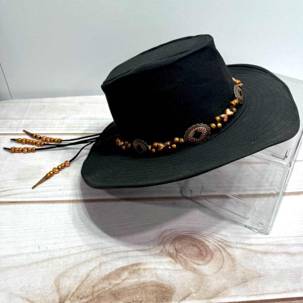 Vintage beaded hat Vintage Beaded Half Hat With G Fox Hatbox, Vintage Hat  main image 4