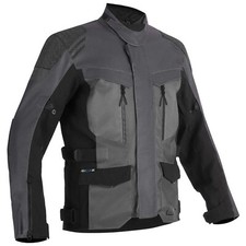 LINDSTRANDS Storbo graphite dunkelgrau schwarz Motorradjacke CE AA 52
