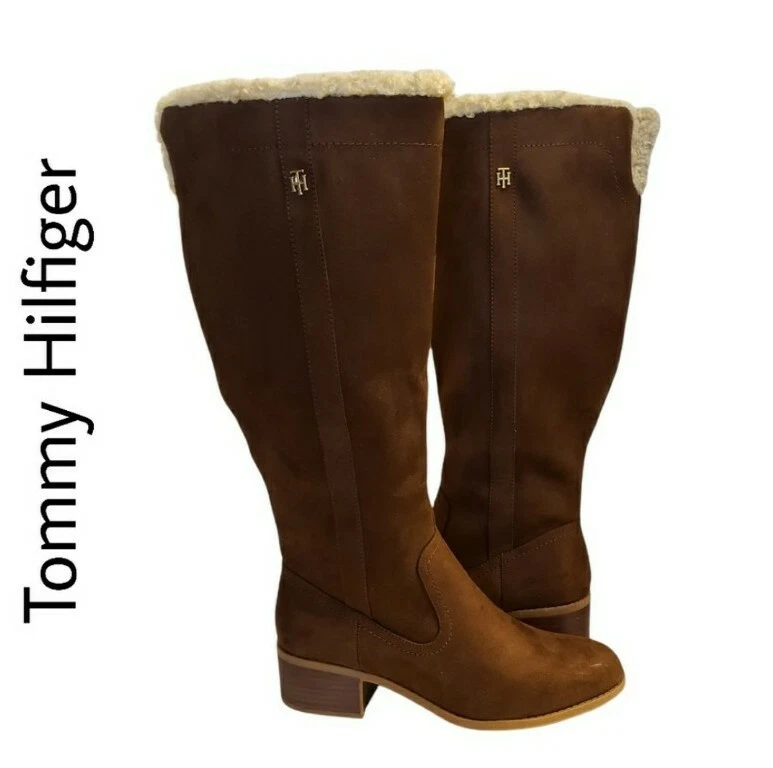 Tommy hilfiger best sale cognac boots