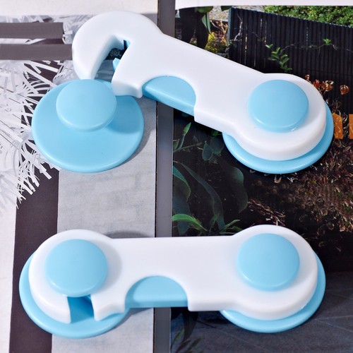 10X Baby Safety Lock Child Kids Adhesive Drawer Door Cabinet Cupboard Belt - Picture 8 of 15