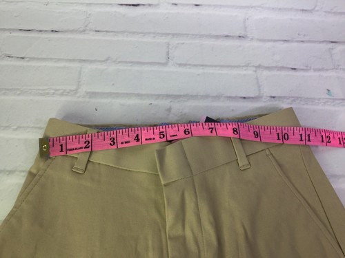 Tommy Hilfiger Boys Size 6 Khaki Beige Dress Pants With Stretch Extensible Waist - Picture 10 of 12
