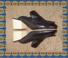 NEW $140 Dolce Vita "Katina" Mules Black Dressy shoes w/Fringe detail sz 8-8.5 — photo 1