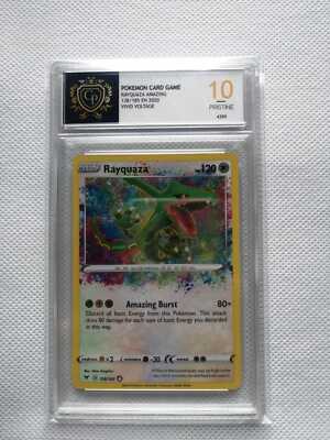 Rayquaza Amazing Rare 2020 Pokemon Vivid Voltage #138 CP 10