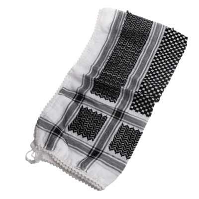 Arab Male Scarf Jacquard Pattern Headscarf Multi-purpose Outdoor Turban