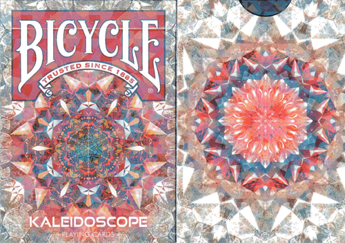 Bicycle Kaleidoscope Red & Blue Playing Cards (Set) - Picture 2 of 5